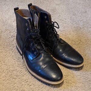Timberland Black Leather Men's Boots